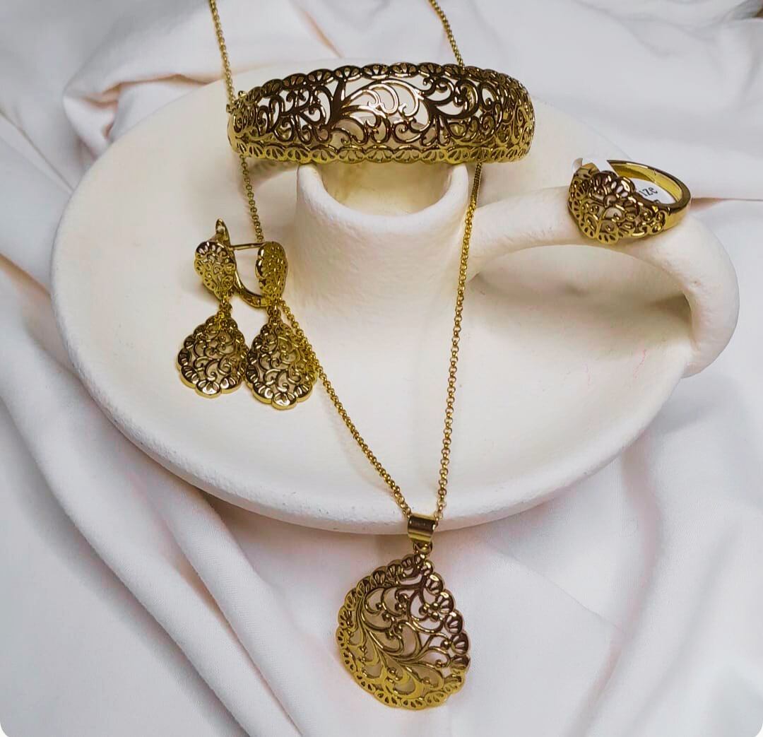 Parure Élégance Dorée