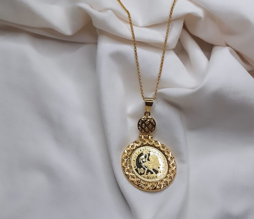 Parure Dorée à Médaillons Impériaux