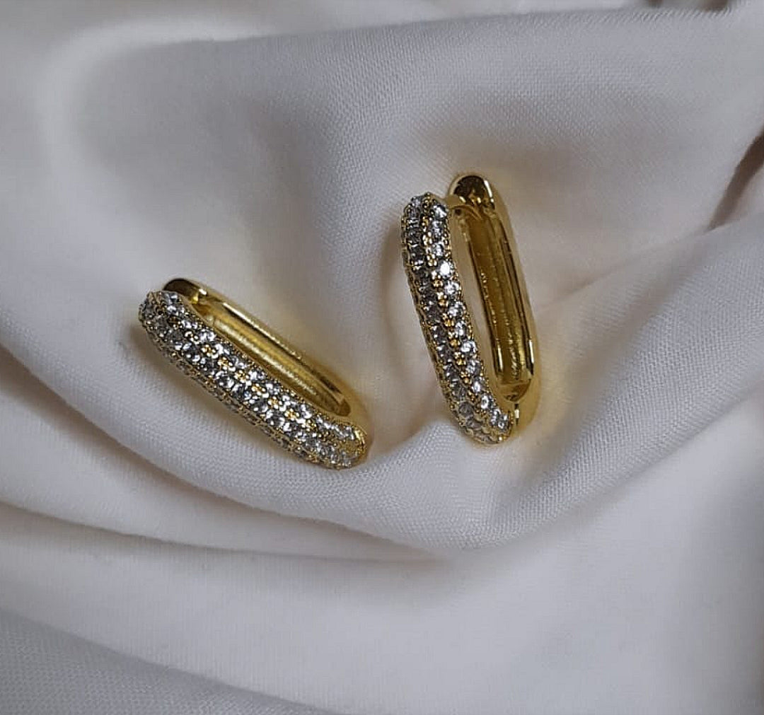 Boucles d'Oreilles Petits Strass